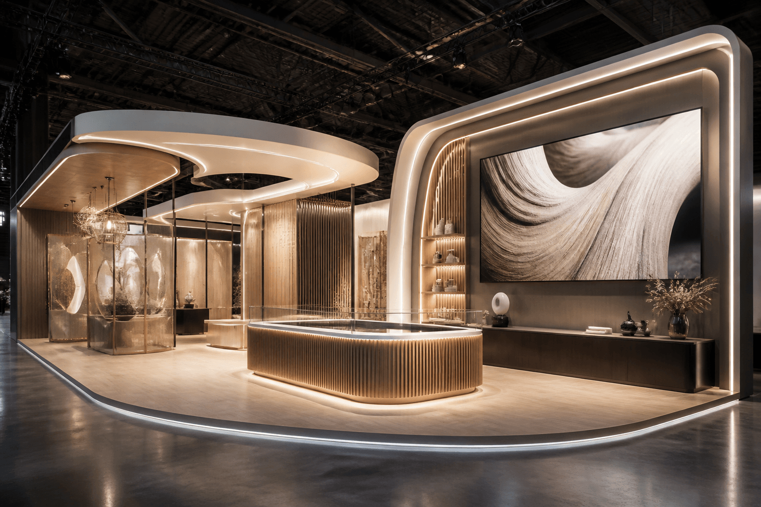 Bespoke custom exhibition stand design.
